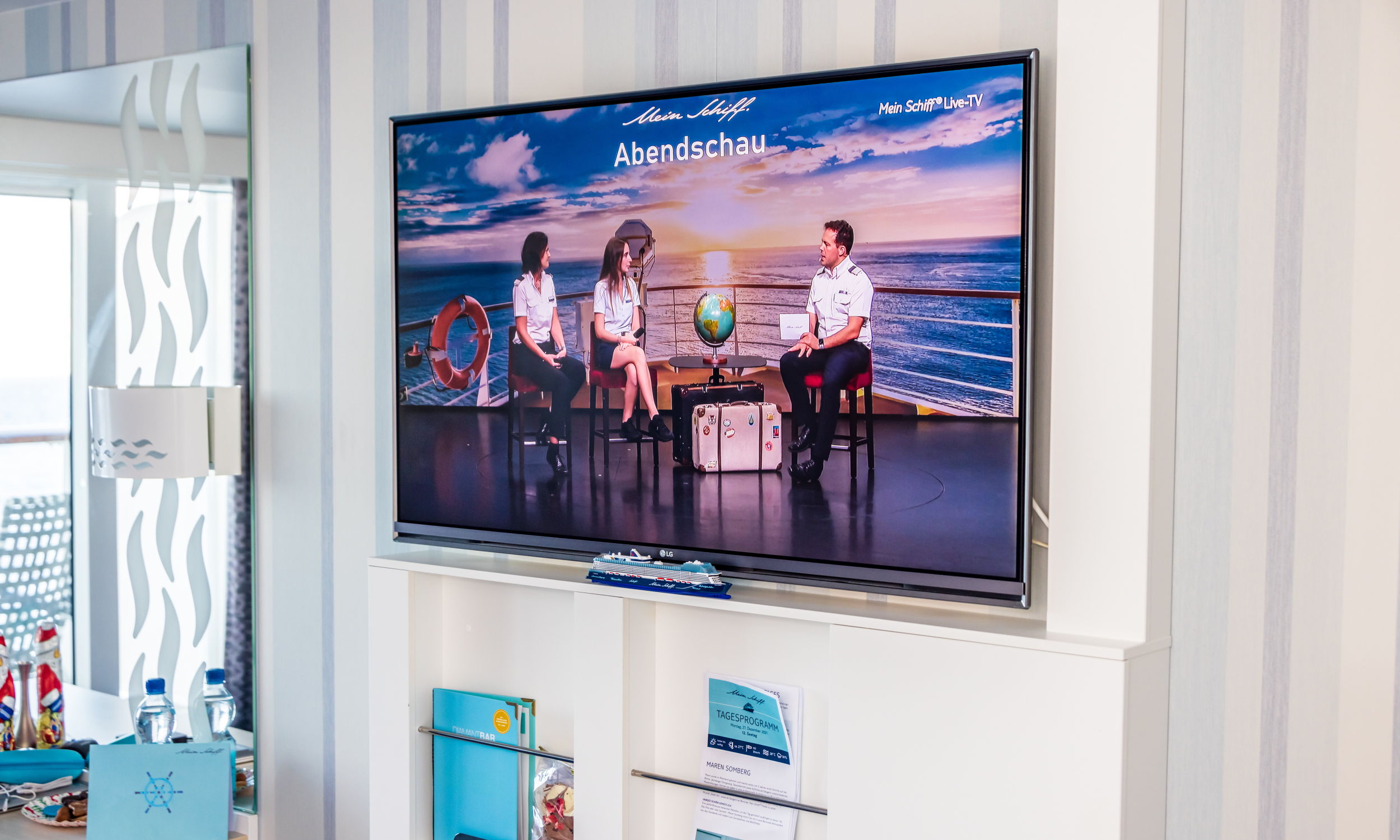 Cabin TV Mein Schiff Abendschau