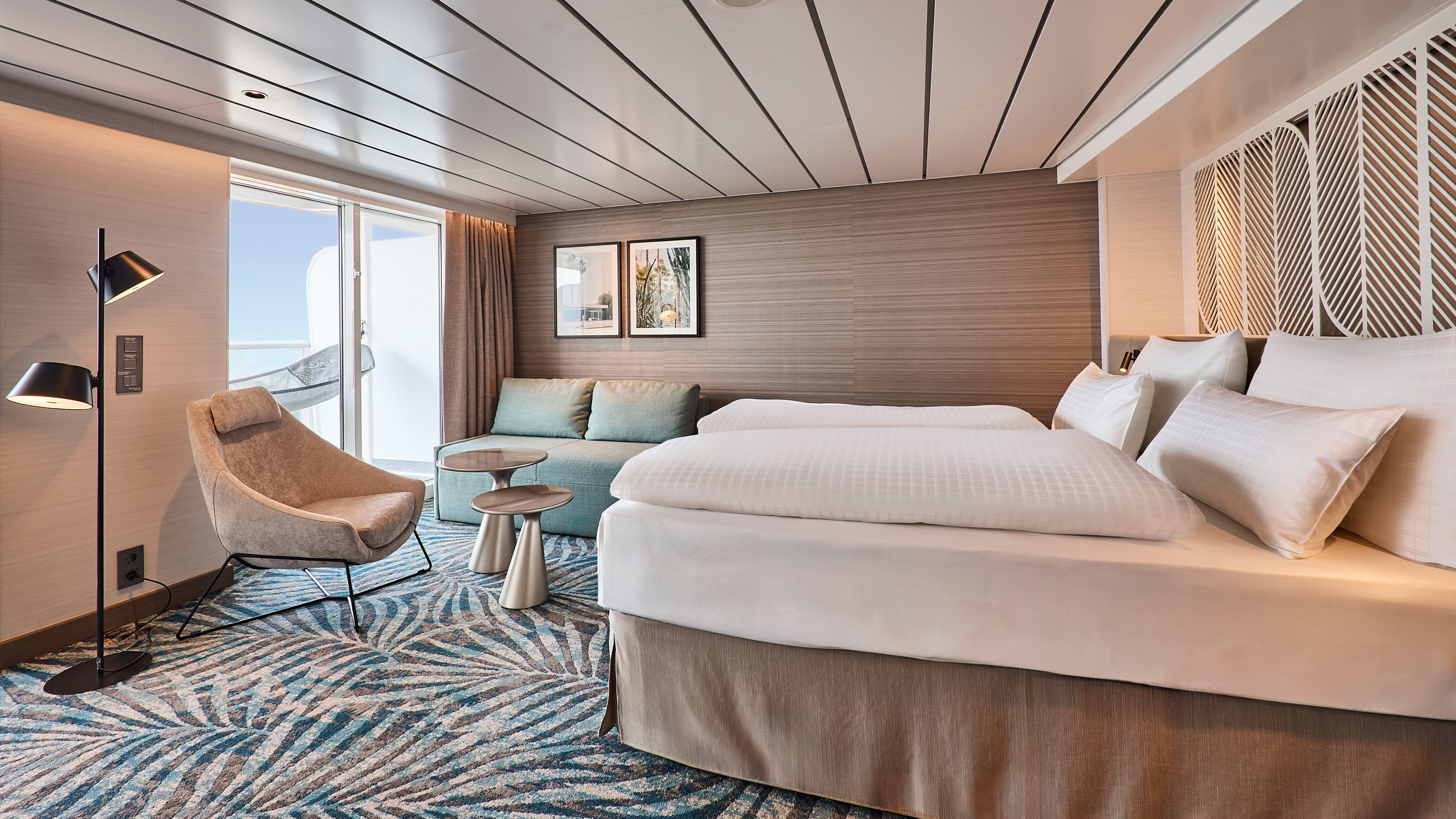 Schöne Aussicht Suite auf der Mein Schiff Relax