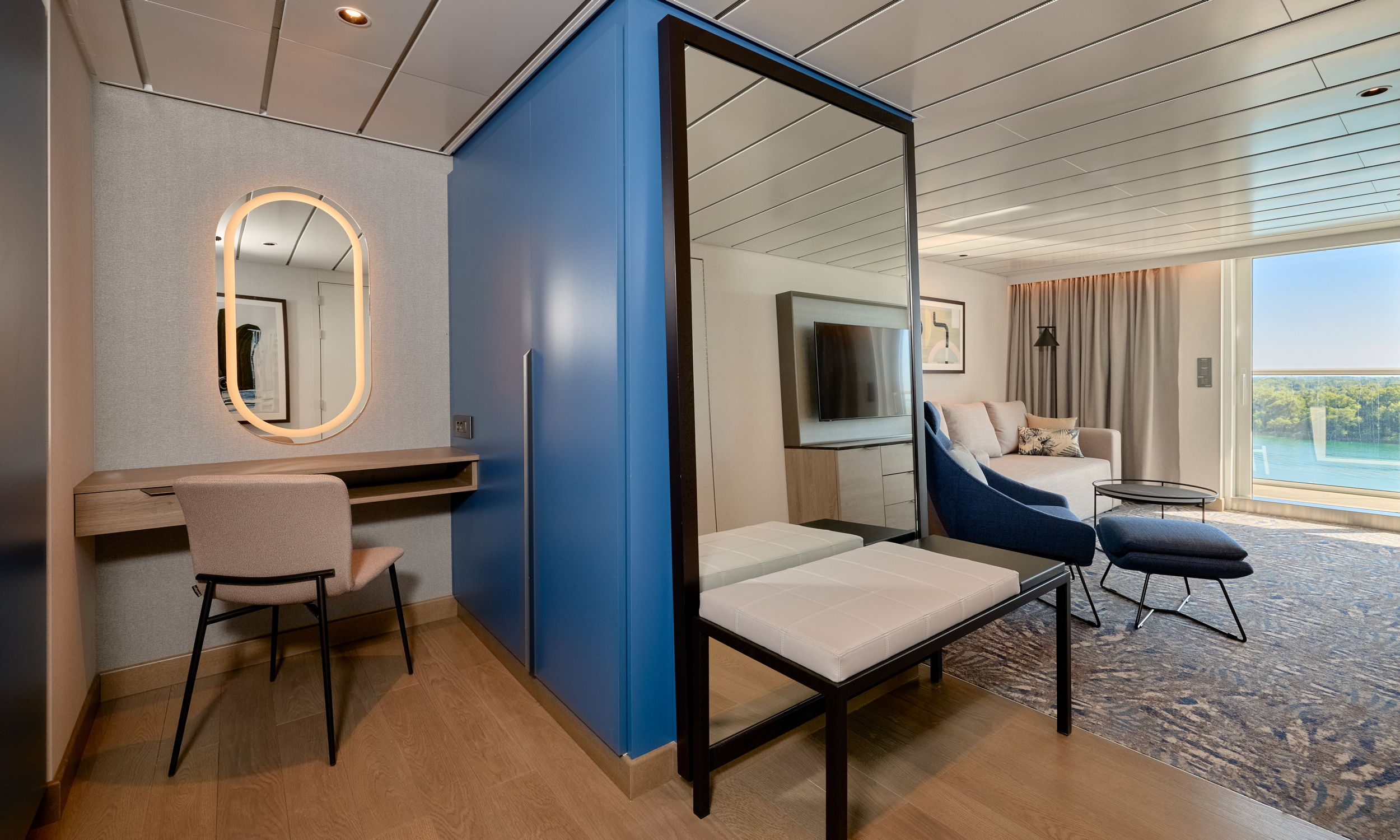 Weitblick Suite auf der Mein Schiff Flow