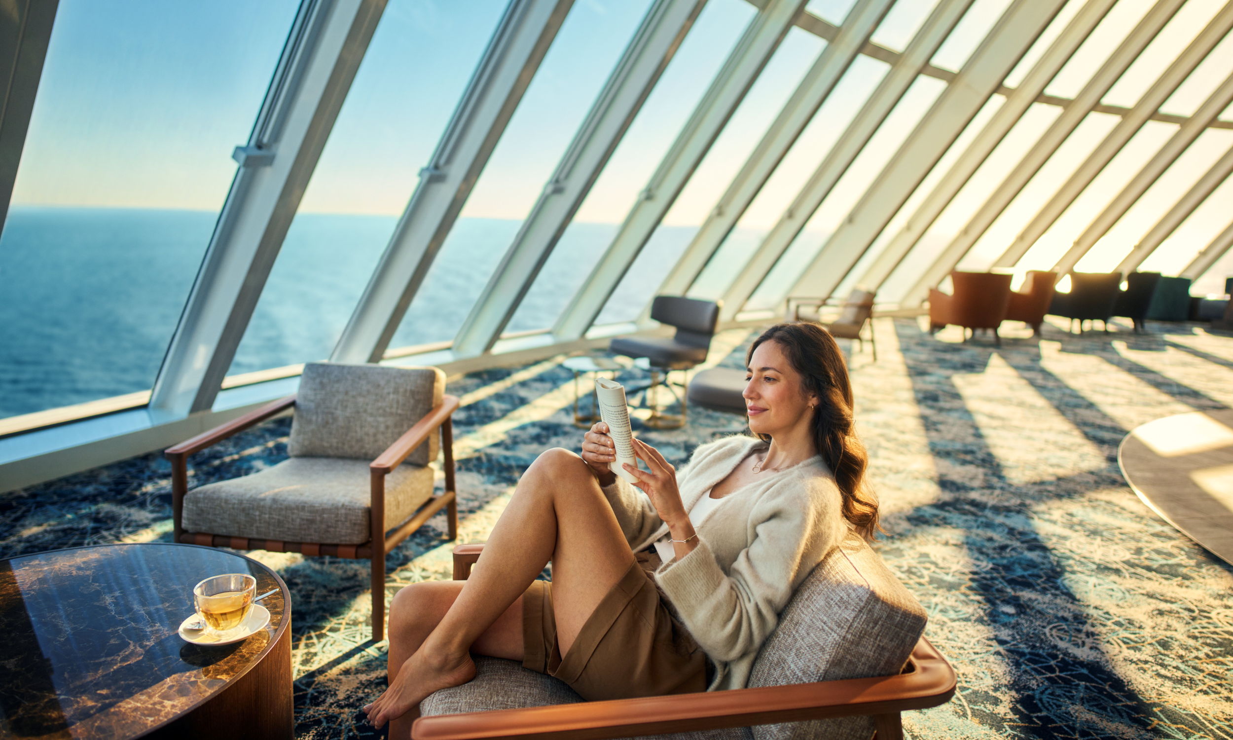 Frau beim Lesen