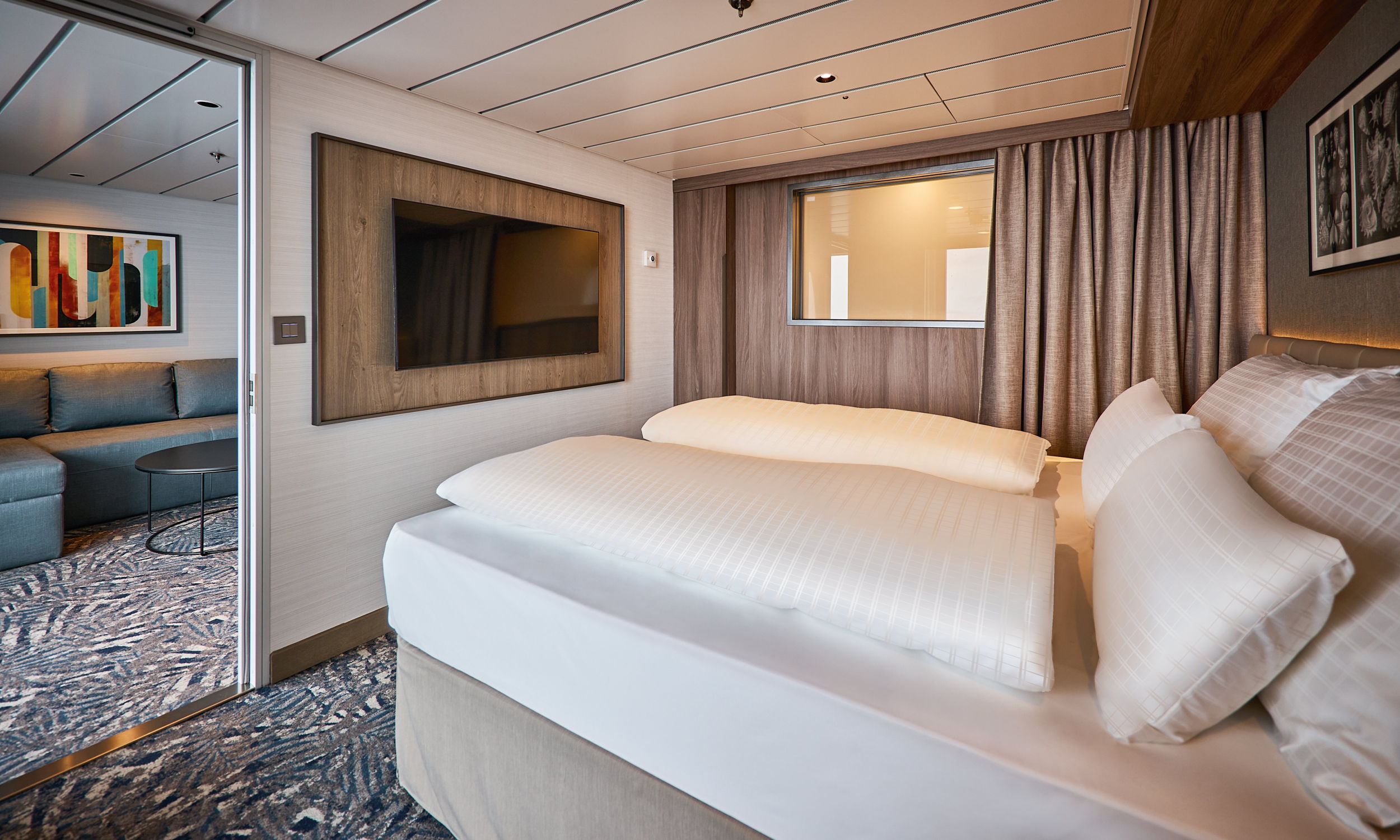 Weitblick Suite auf der Mein Schiff Relax