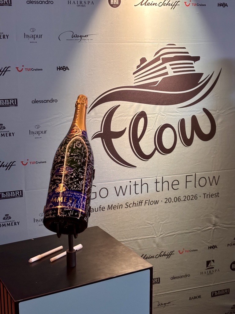 Taufflasche Mein Schiff Flow