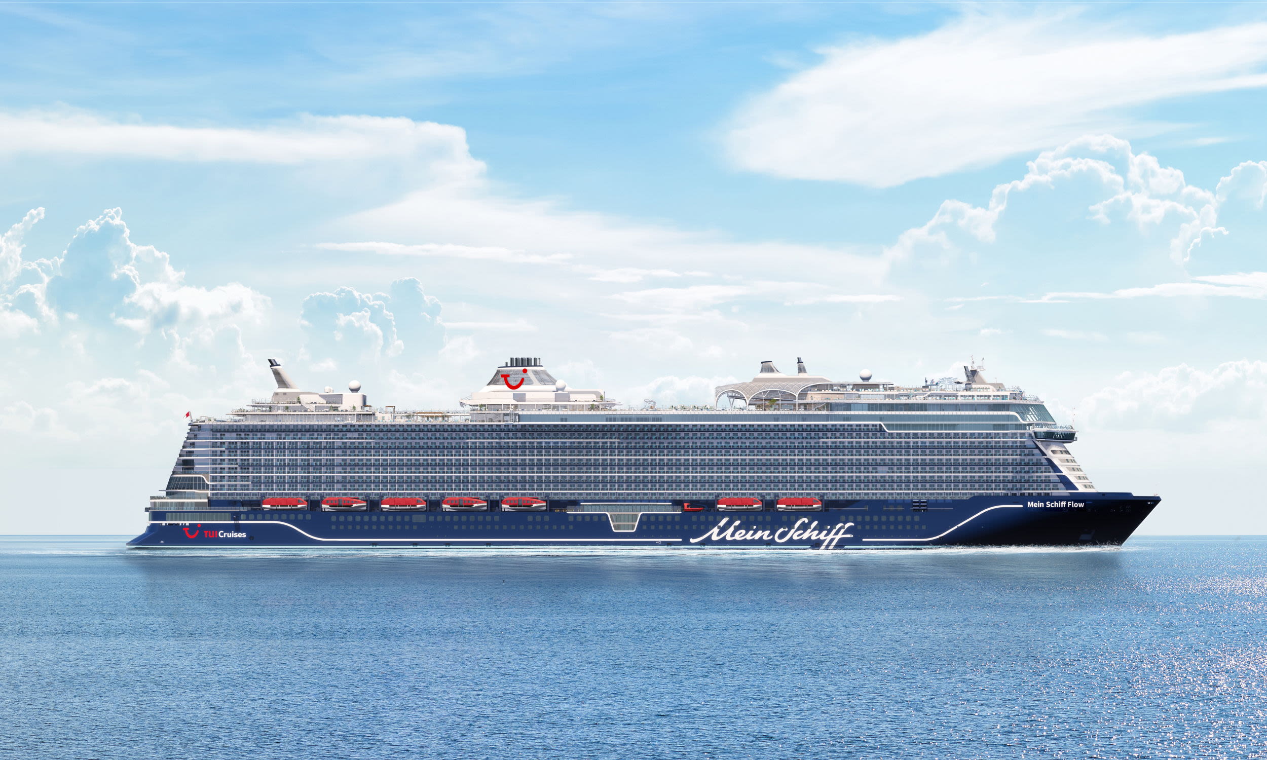 Mein Schiff Flow - Rendering Sideview Mein Schiff Flow - Rendering Sideview