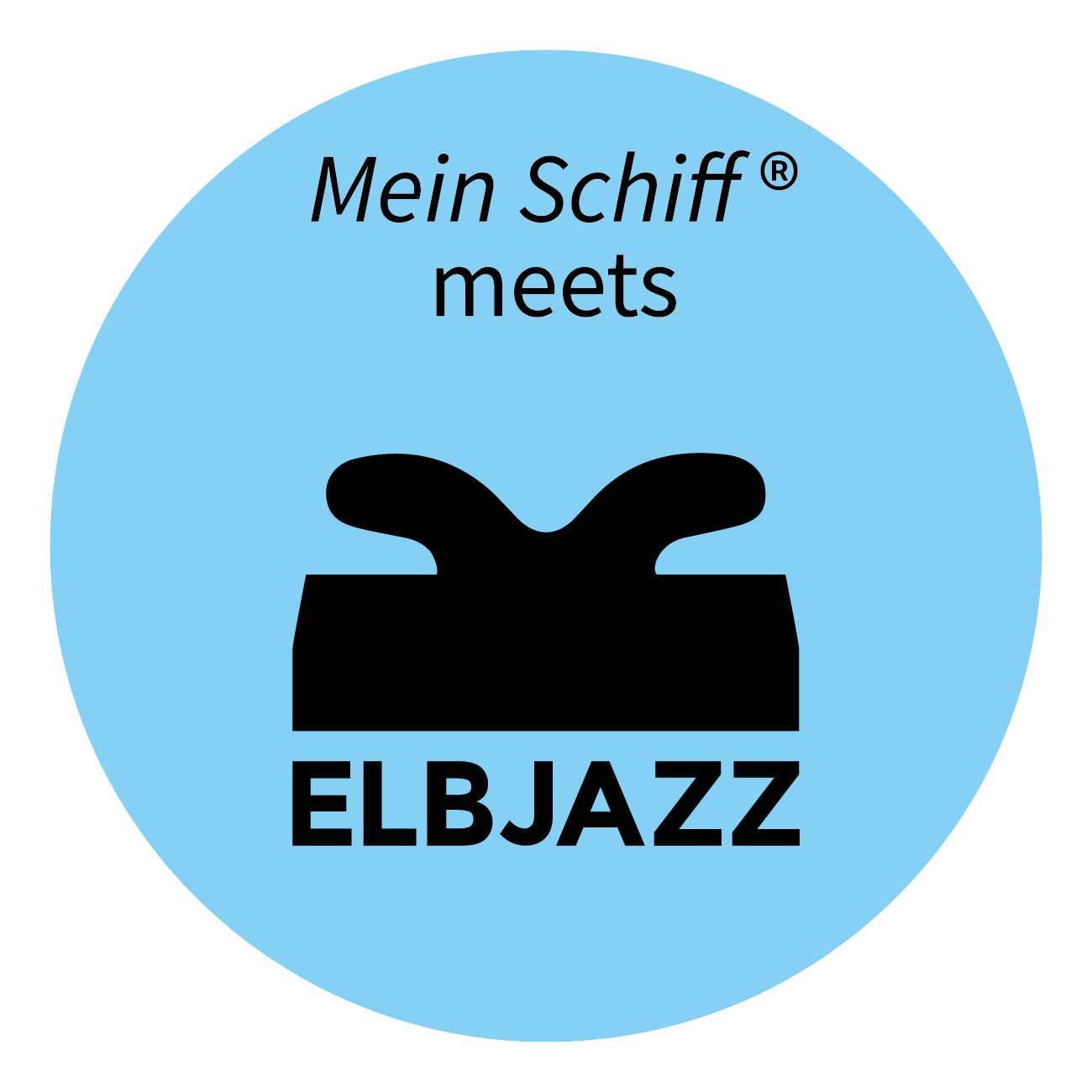 Mein Schiff meets Elbjazz Logo Mein Schiff meets Elbjazz Logo