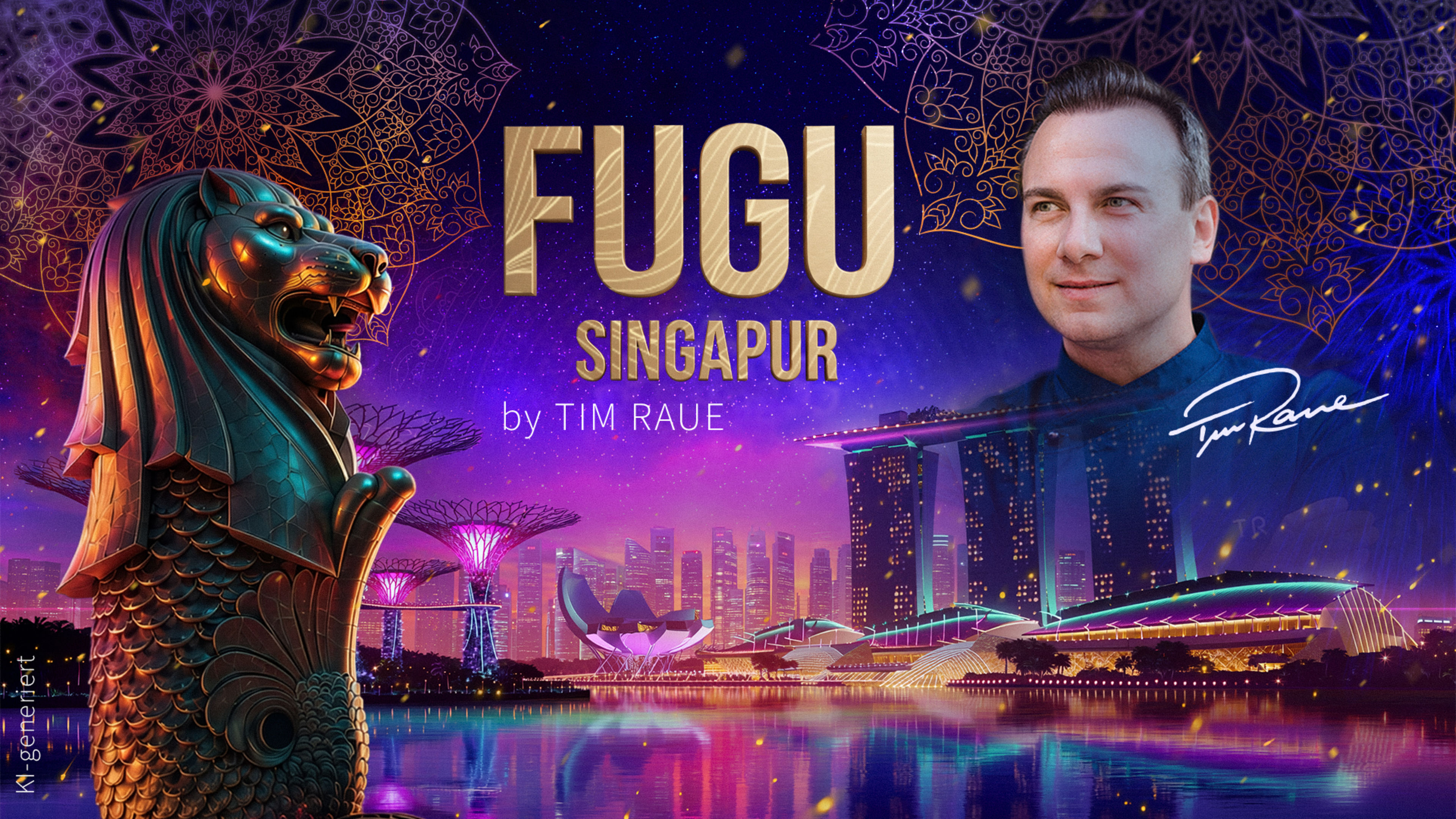 The FUGU Singapore poster with Time Raue. The FUGU Singapore poster with Time Raue.