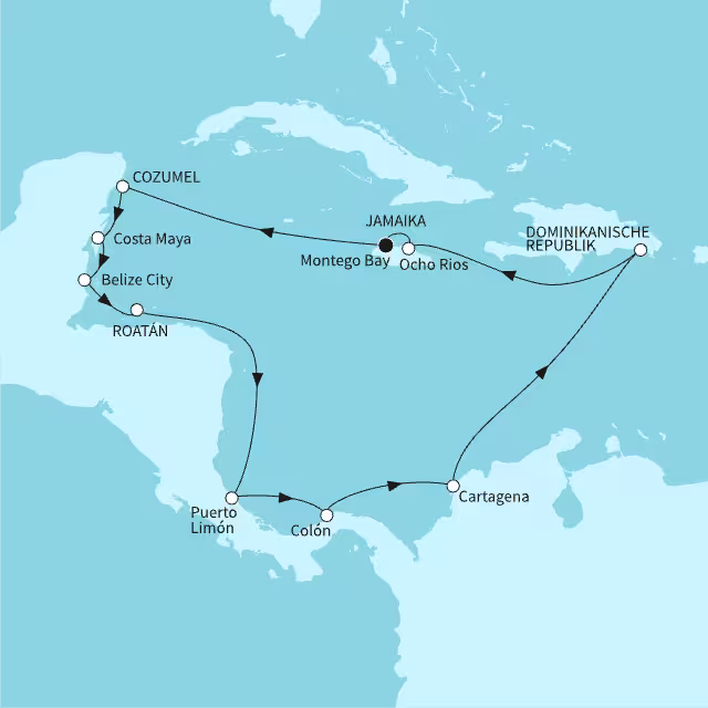 Best of Mittelamerika - ab/bis Montego Bay