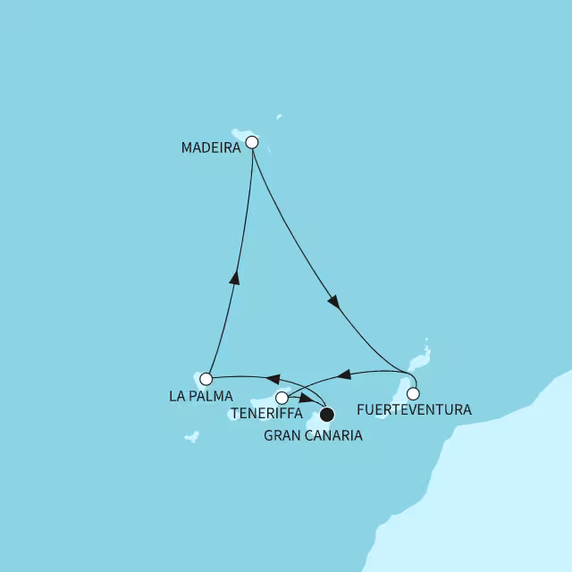 Kanaren mit Madeira - ab/bis Las Palmas
