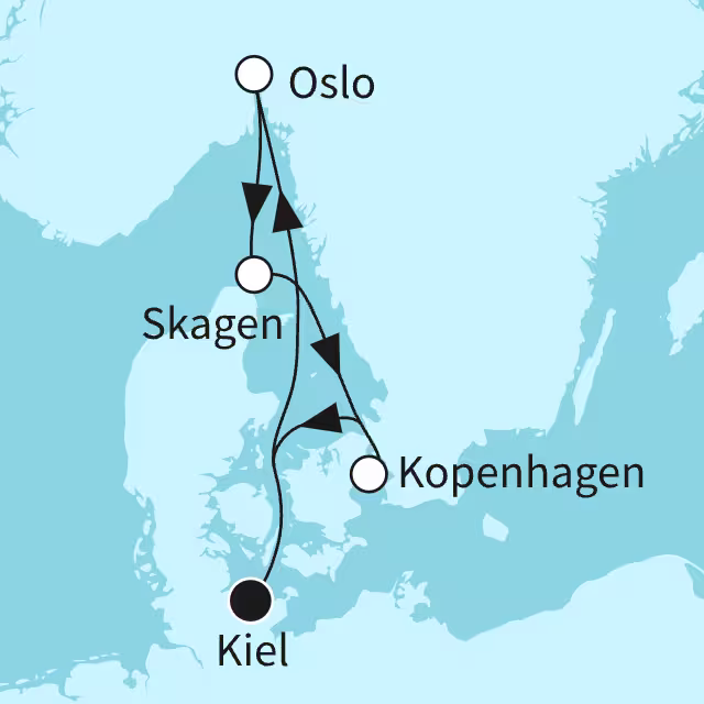 Landschaftszauber im Nordland - ab/bis Kiel