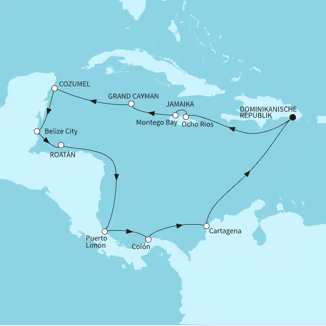 Best of Mittelamerika - ab/bis La Romana
