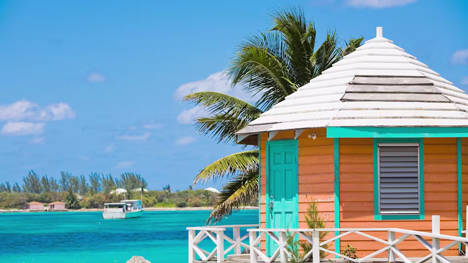 Routenkarte der Kreuzfahrt Florida und Bahamas