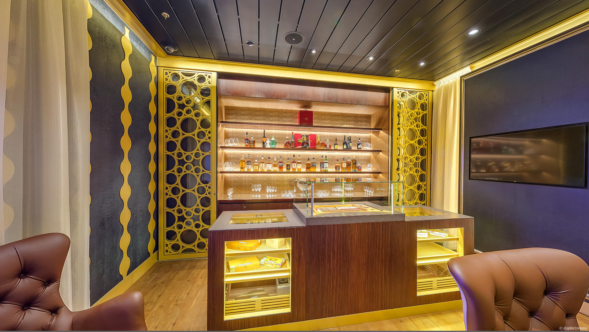 Virtual tour of the Rauchersalon - Smokers Lounge