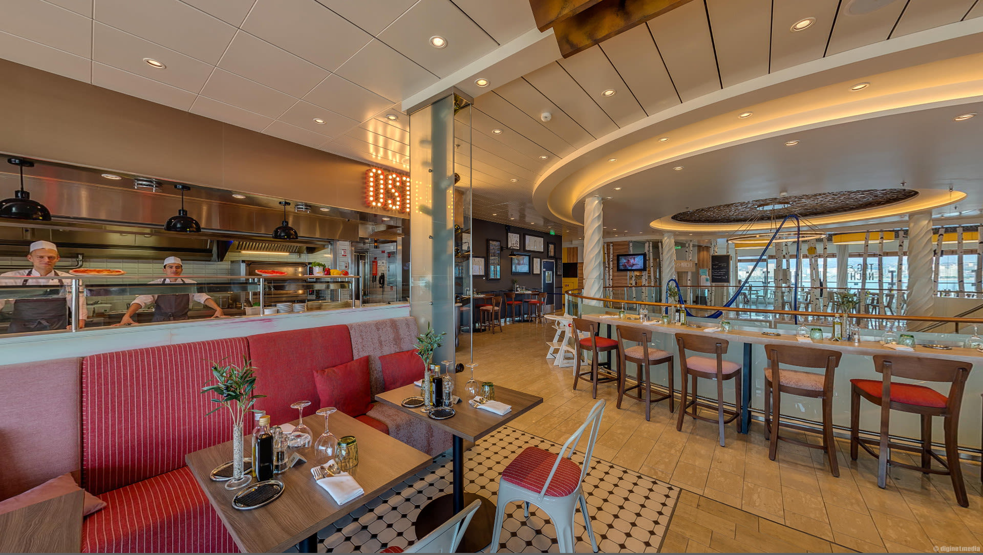 Virtueller Rundgang der Osteria – Pizza e Pasta