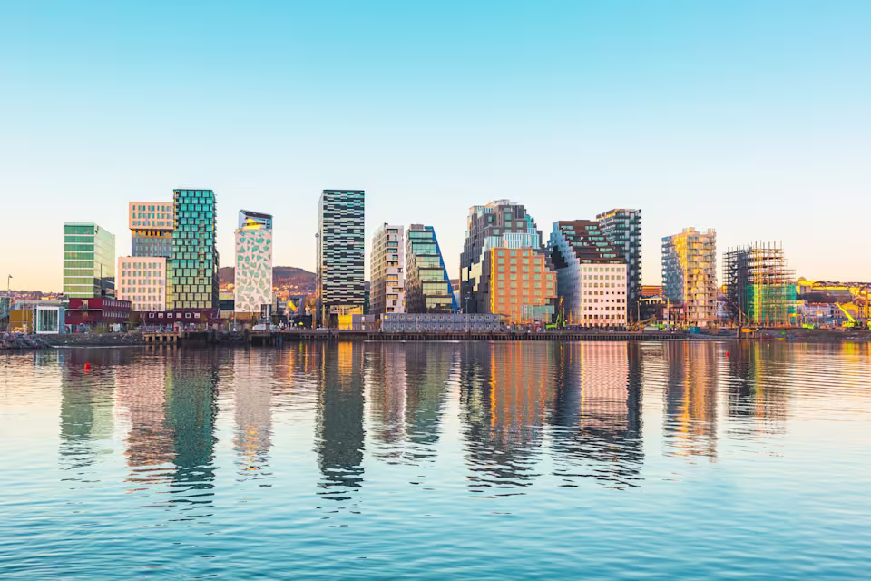 Routenkarte der Kreuzfahrt Kurzreise Oslo