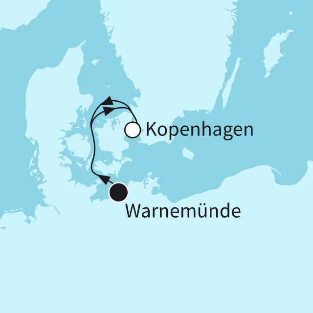 Kopenhagen erleben: Feiern an Bord & Hygge an Land - ab/bis Warnemünde
